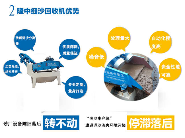 尾礦廢石再利用----隆中重工細砂回收裝置